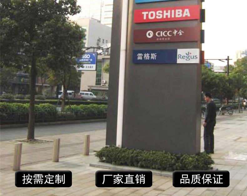 精神堡垒导向牌户外烤漆导视牌小区指示牌立式停车场导向吊牌 精神堡垒导向牌户外烤漆导视牌小区指示牌立式停车场导向吊牌