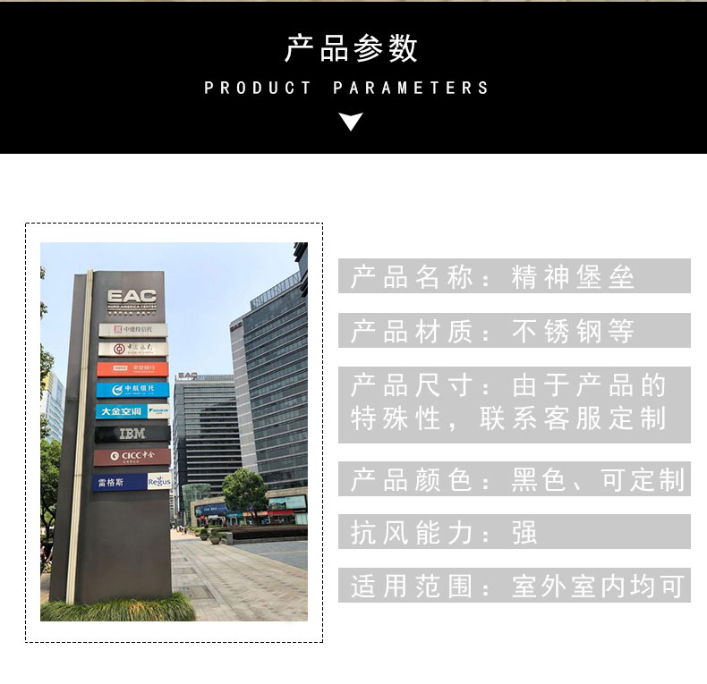 精神堡垒导向牌户外烤漆导视牌小区指示牌立式停车场导向吊牌 精神堡垒导向牌户外烤漆导视牌小区指示牌立式停车场导向吊牌