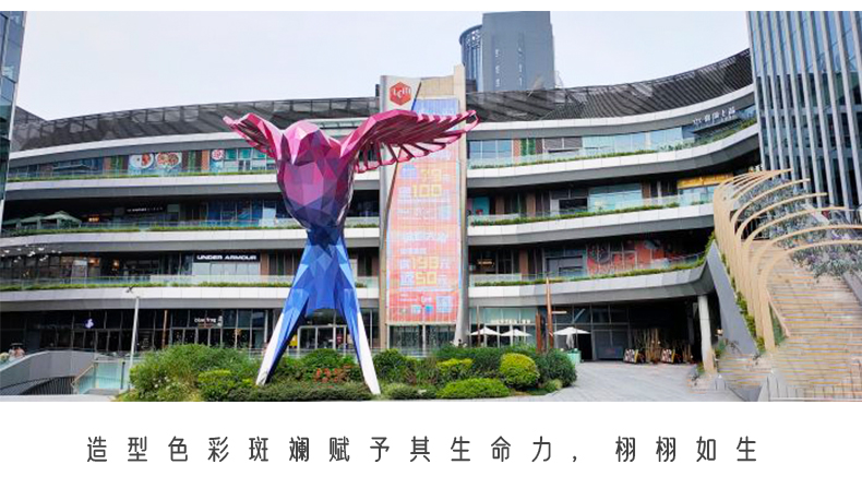 户外大型动物商业美陈城市不锈钢景观园林摆件 户外大型动物商业美陈城市不锈钢景观园林摆件