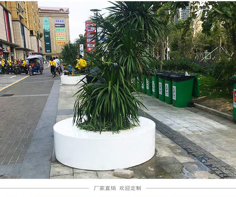 异形玻璃钢花坛树池座椅圆形花盆创意坐凳 异形玻璃钢花坛树池座椅圆形花盆创意坐凳