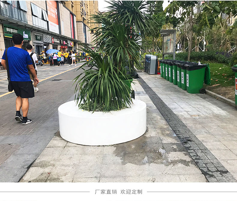 异形玻璃钢花坛树池座椅圆形花盆创意坐凳 异形玻璃钢花坛树池座椅圆形花盆创意坐凳