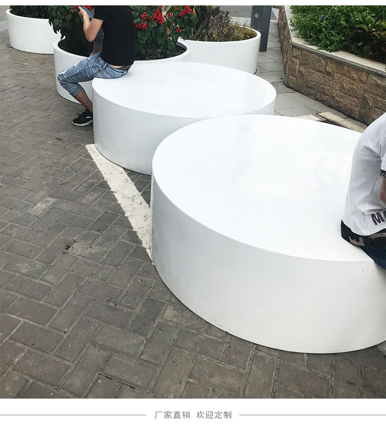 玻璃钢商业街创意组合花盆坐凳户外广场园林景观美陈花箱 玻璃钢商业街创意组合花盆坐凳户外广场园林景观美陈花箱