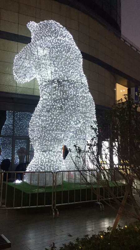 室内外不锈钢铁艺镂空熊雕塑摆件动物雕塑