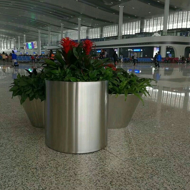不锈钢铁艺镂空街区公园广场花箱 不锈钢铁艺镂空街区公园广场花箱