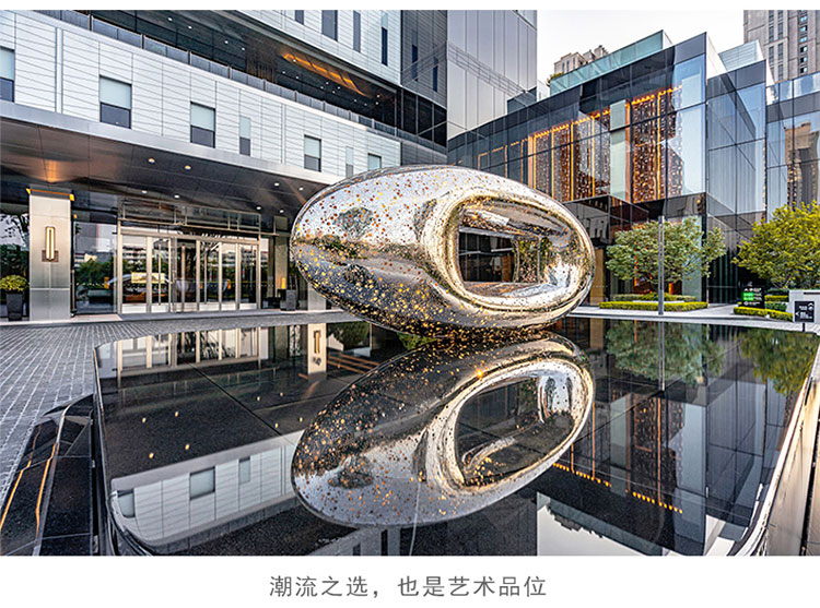 不锈钢水景售楼处雕塑大型镜面景观户外摆件 不锈钢水景售楼处雕塑大型镜面景观户外摆件