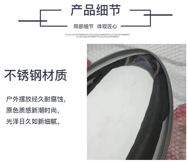 镜面鹅卵石不锈钢坐凳水滴售楼部景观椭圆摆件几何石头雕塑 镜面鹅卵石不锈钢坐凳水滴售楼部景观椭圆摆件几何石头雕塑