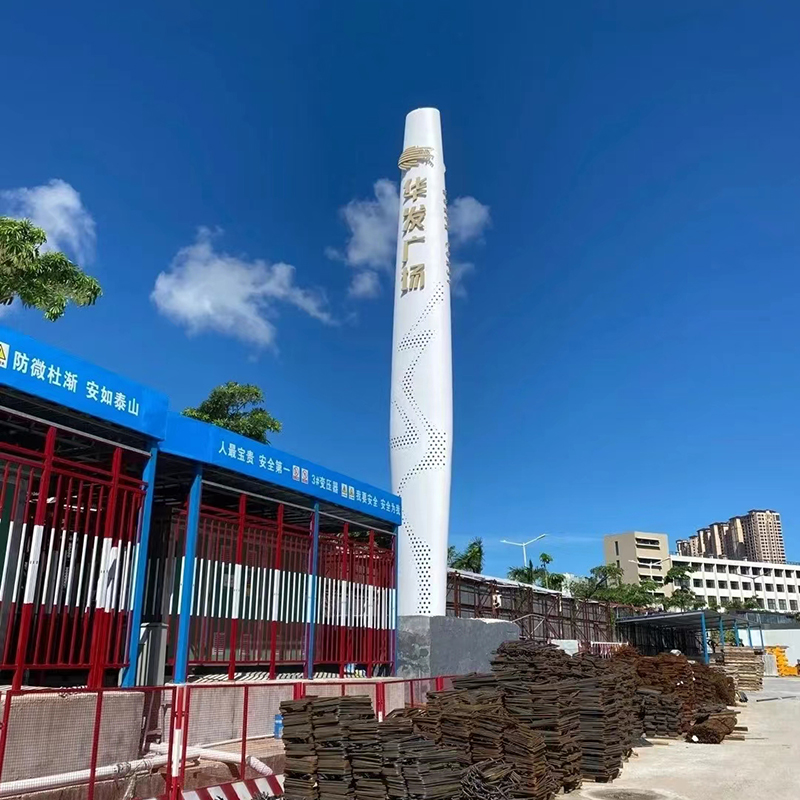 户外广场大型不锈钢精神堡垒创意景区标识牌 户外广场大型不锈钢精神堡垒创意景区标识牌