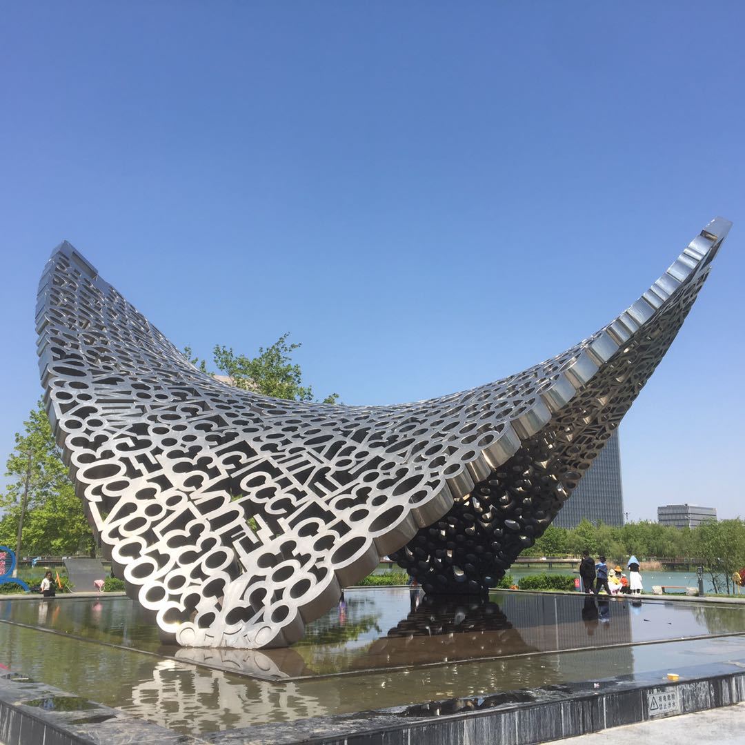 不锈钢廊架雕塑户外景观亭子装饰 不锈钢廊架雕塑户外景观亭子装饰