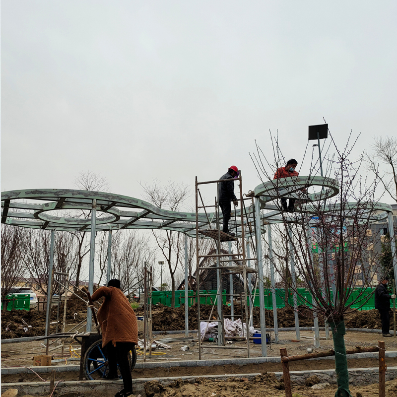 大型不锈钢廊架异形古建走廊金属大型凉亭 大型不锈钢廊架异形古建走廊金属大型凉亭