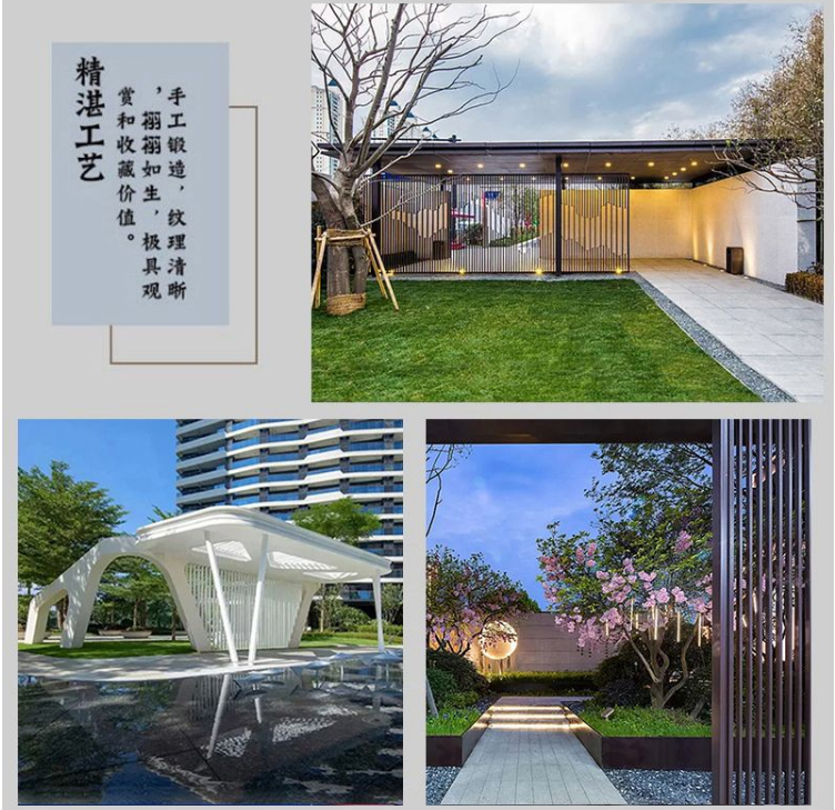 不锈钢铁艺廊架异型长廊钢结构金属凉亭 不锈钢铁艺廊架异型长廊钢结构金属凉亭