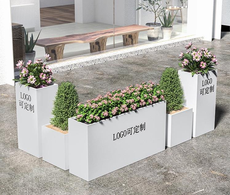 不锈钢长方形花箱户外景观市政街区花箱 不锈钢长方形花箱户外景观市政街区花箱