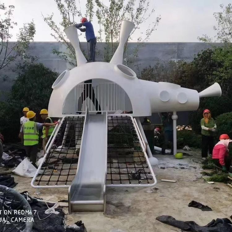 不锈钢异形造型滑梯儿童游乐设备 不锈钢异形造型滑梯儿童游乐设备