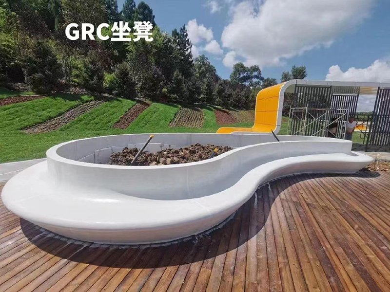 GRC异形花坛树池坐凳景观花池种植池座椅 GRC异形花坛树池坐凳景观花池种植池座椅