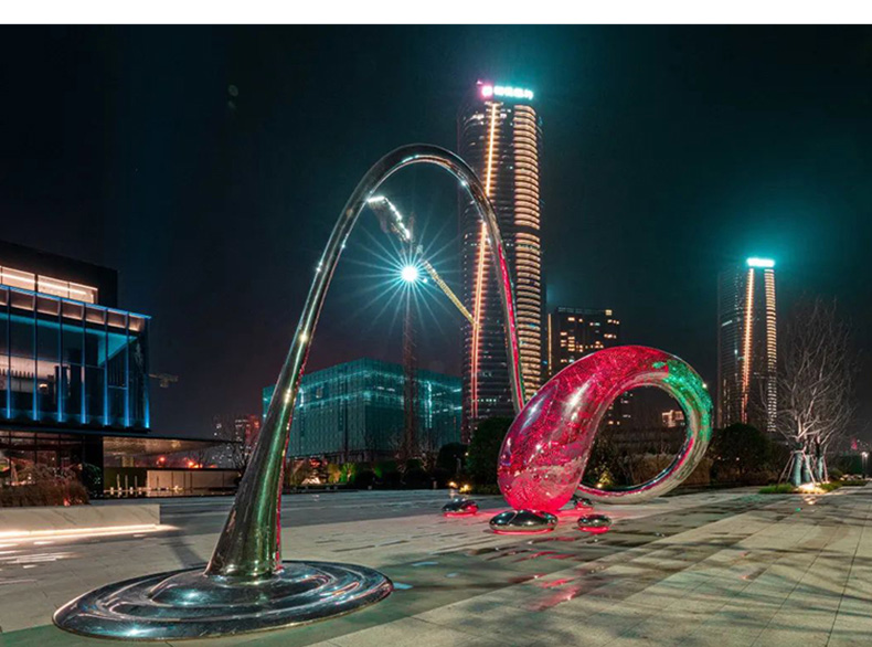 不锈钢异形景观广场造型雕塑大型户外镜面摆件 不锈钢异形景观广场造型雕塑大型户外镜面摆件