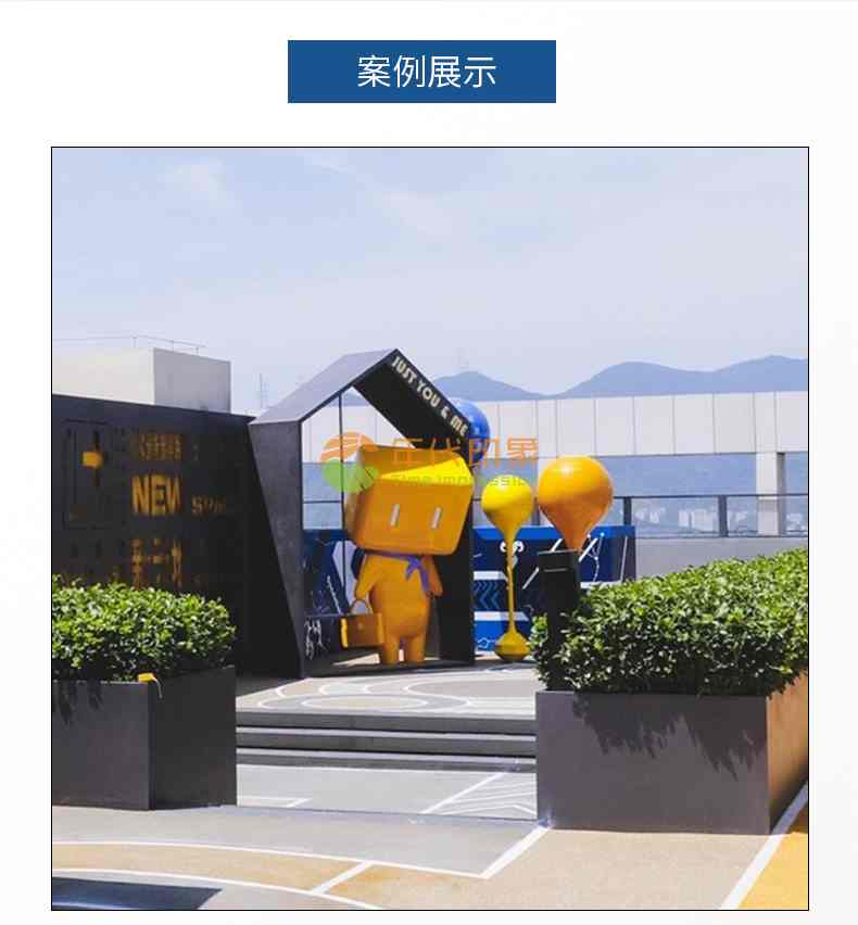 玻璃钢景观雕塑艺术美陈装置园林艺术摆件 玻璃钢景观雕塑艺术美陈装置园林艺术摆件