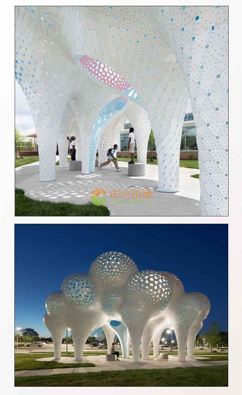 不锈钢艺术镂空景观雕塑廊架户外小品摆件 不锈钢艺术镂空景观雕塑廊架户外小品摆件